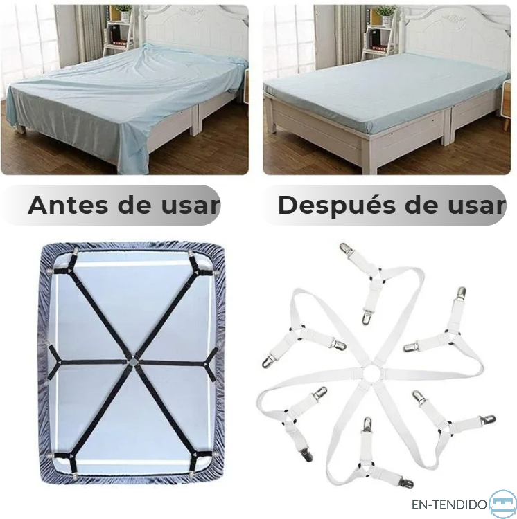 Sujetador de Sábanas Ajustable